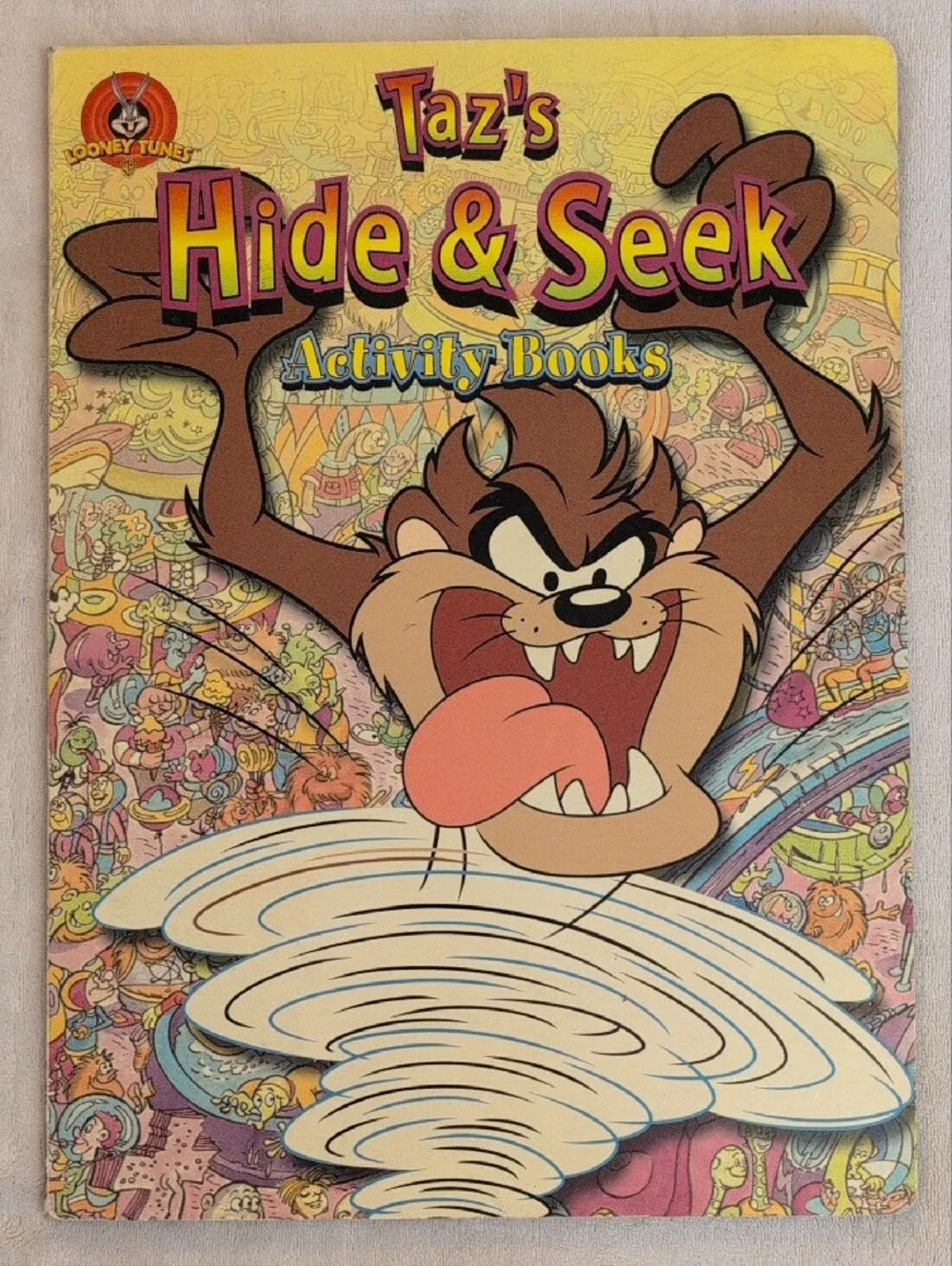 Warner Bros Taz Hide & Seek Activity Book Bundle Looney Tunes Look & Find